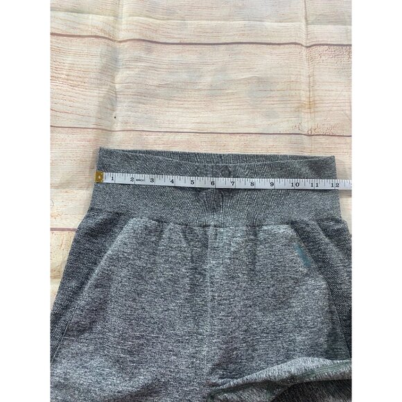 Gymshark Women's High Waisted Athletic Workout Leggings In Grey Marl - Large - Picture 8 of 12